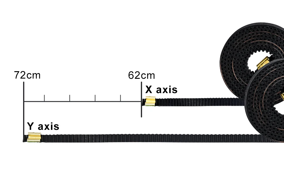 Original Creality Ender-3 V3 SE X-Achse/Y-Achse Synchronriemen-Kit 3D-Drucker-Zubehör – Detail 8