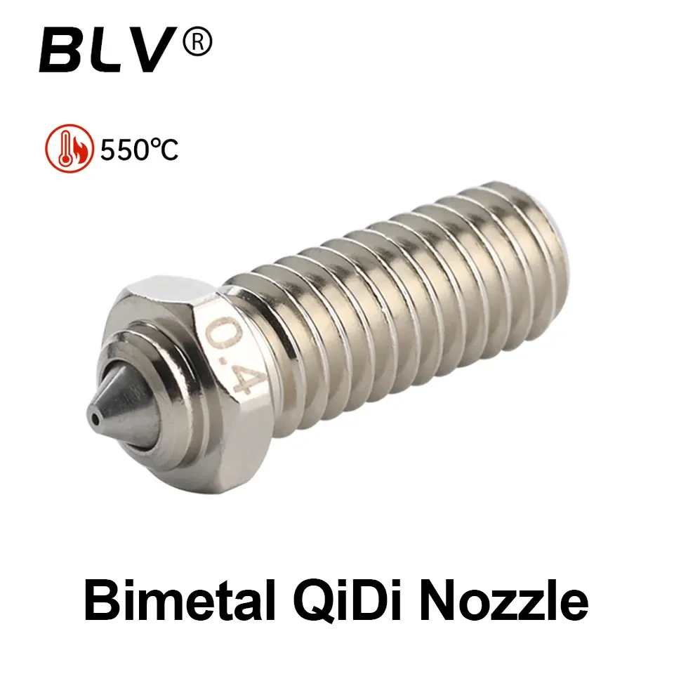 

BLV® QD NOZZLE Nickel plated Embedded hardened steel compatible with QIDI X-Max 3/QIDIX-Plus 3/QIDIX-Smart 3