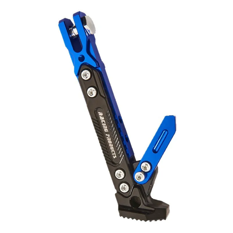 

Moto electric vehicle modification adjustable aluminum alloy side support far-reaching universal extended side foot support