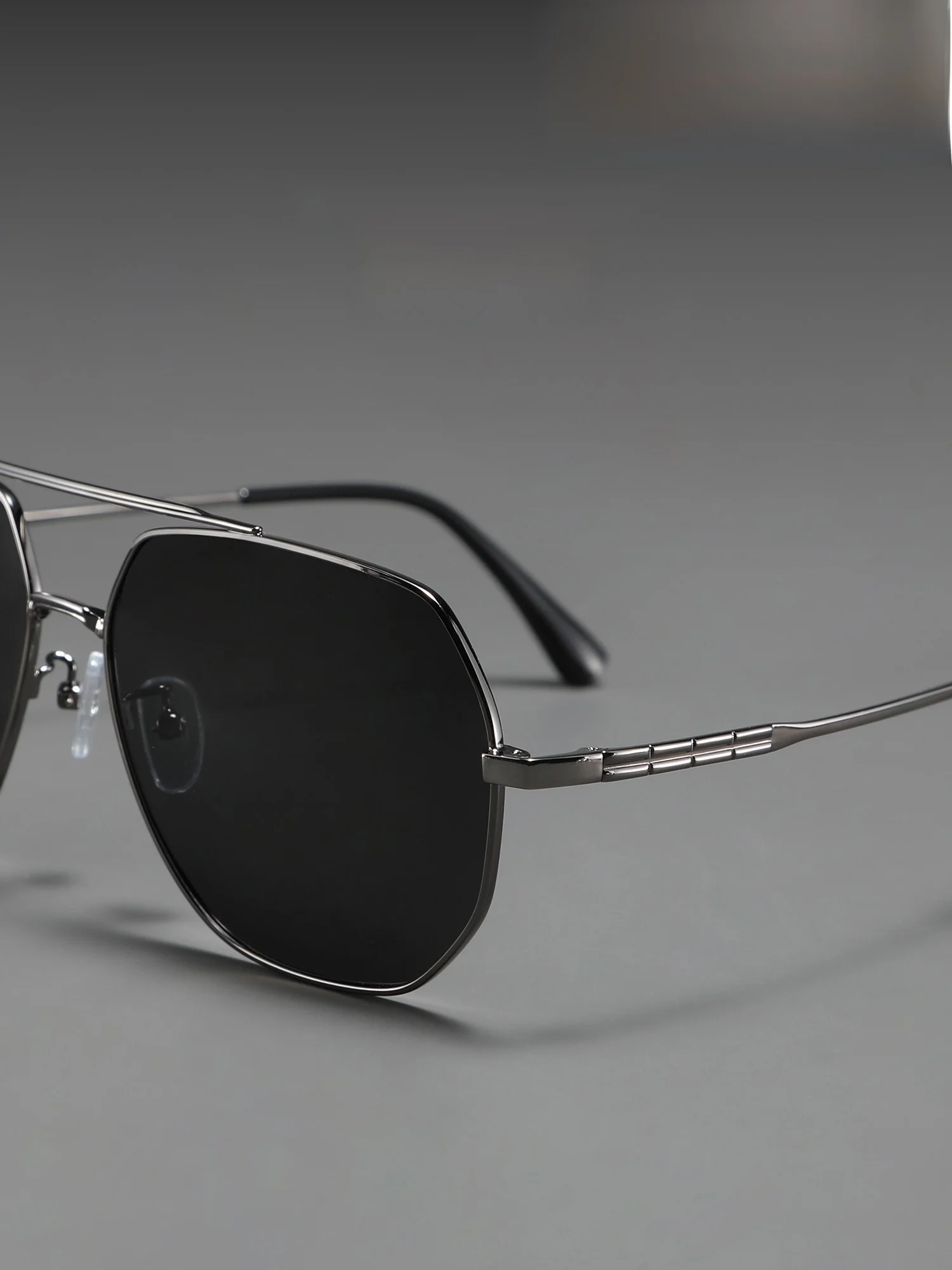 ダブルブリッジ-ラージフレーム-メンズサングラス-uv400-日焼け止め-運転用-特殊処方可能-抗紫外線偏光サングラス