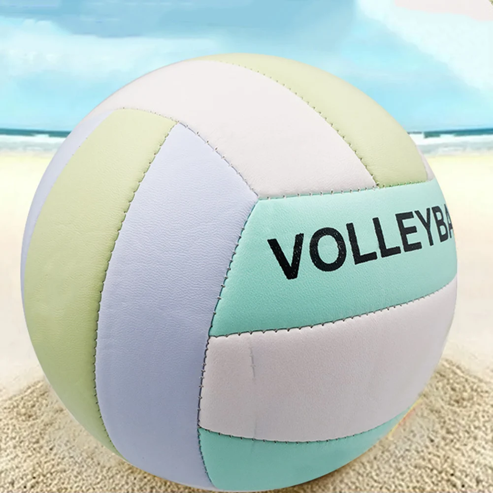 Size 5 Volleyball Rubber Liner 23cm Soft Non-slip Wear-resistant Beach Game Volleyball For Outdoor Indoor Training 2024 Hot Sale