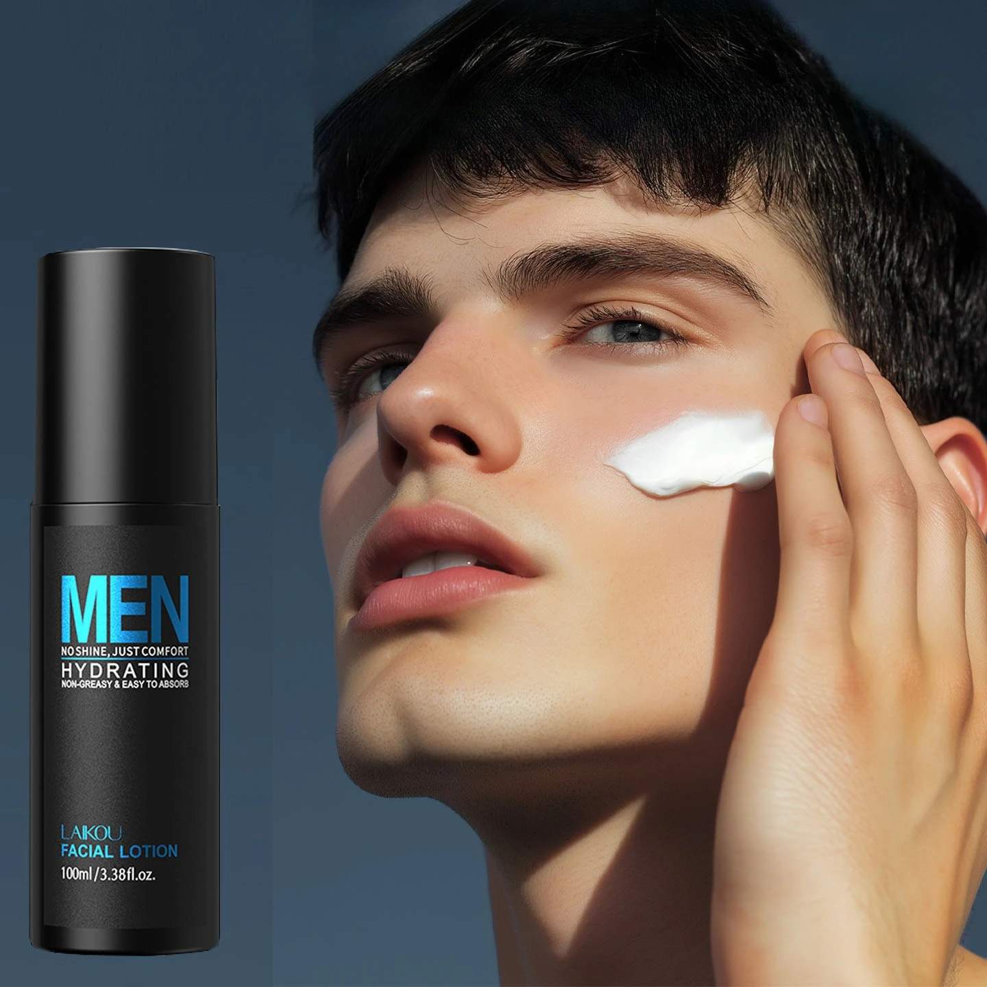 

LAIKOU Men's Lotion 100ml Moisturizing and hydrating shrinking pores Brighten skin tone oil control refreshing Skin Care