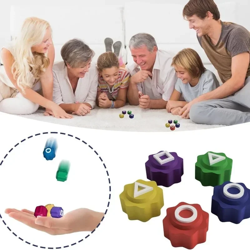Gonggi Traditional Korean Tossing Game Gonggi Squid Tossing Hand-eye Coordination Finger Exercise Relief Stress Dice