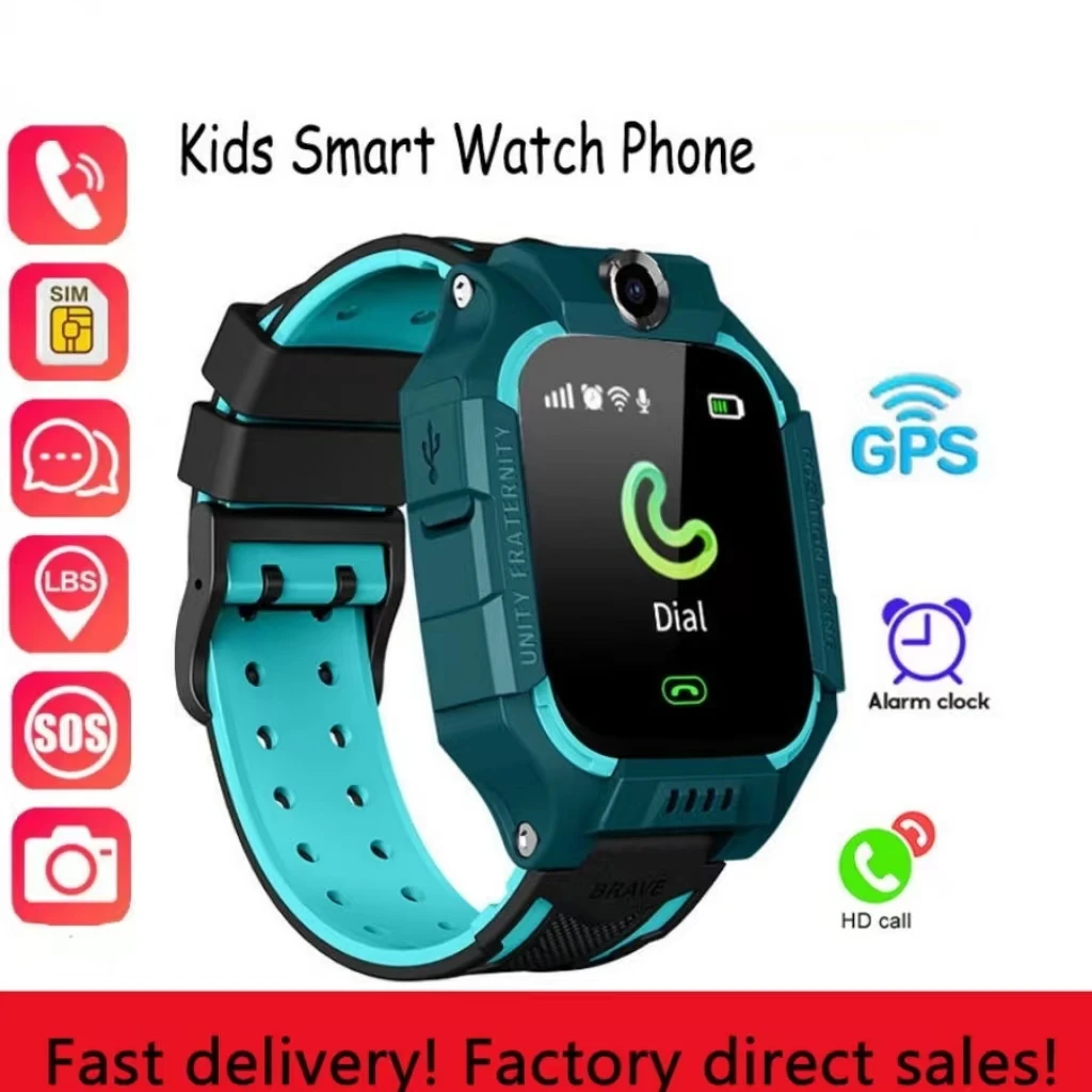 Smart Kids Watch GPS Positioning Kids Waterproof Smart Safety Bluetooth Watch S0S Photo Remote Control For IOS Android 2023 New