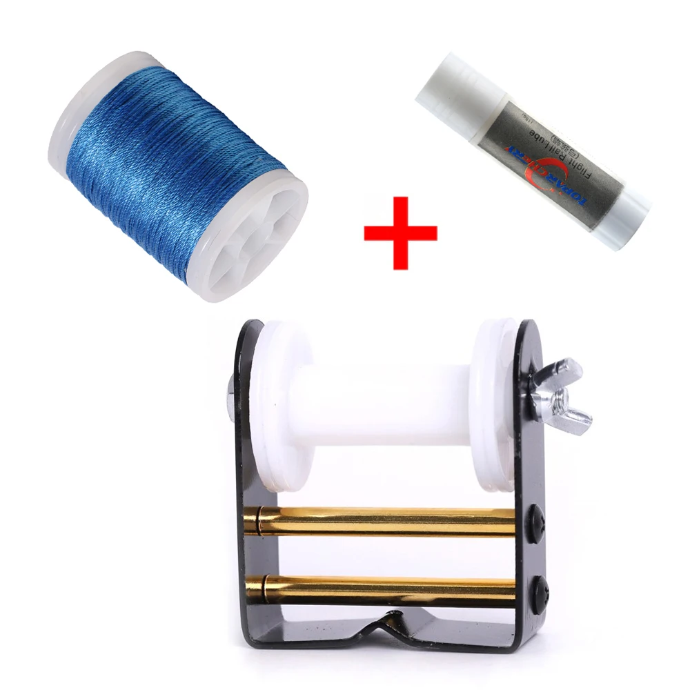 Servitoio Per Corde Di Archi, Per Tiro Con L'arco. Adatto A Archi Composti E Ricurvi. Modello String Server, Colore Nero, Marca Hs-outdoor.