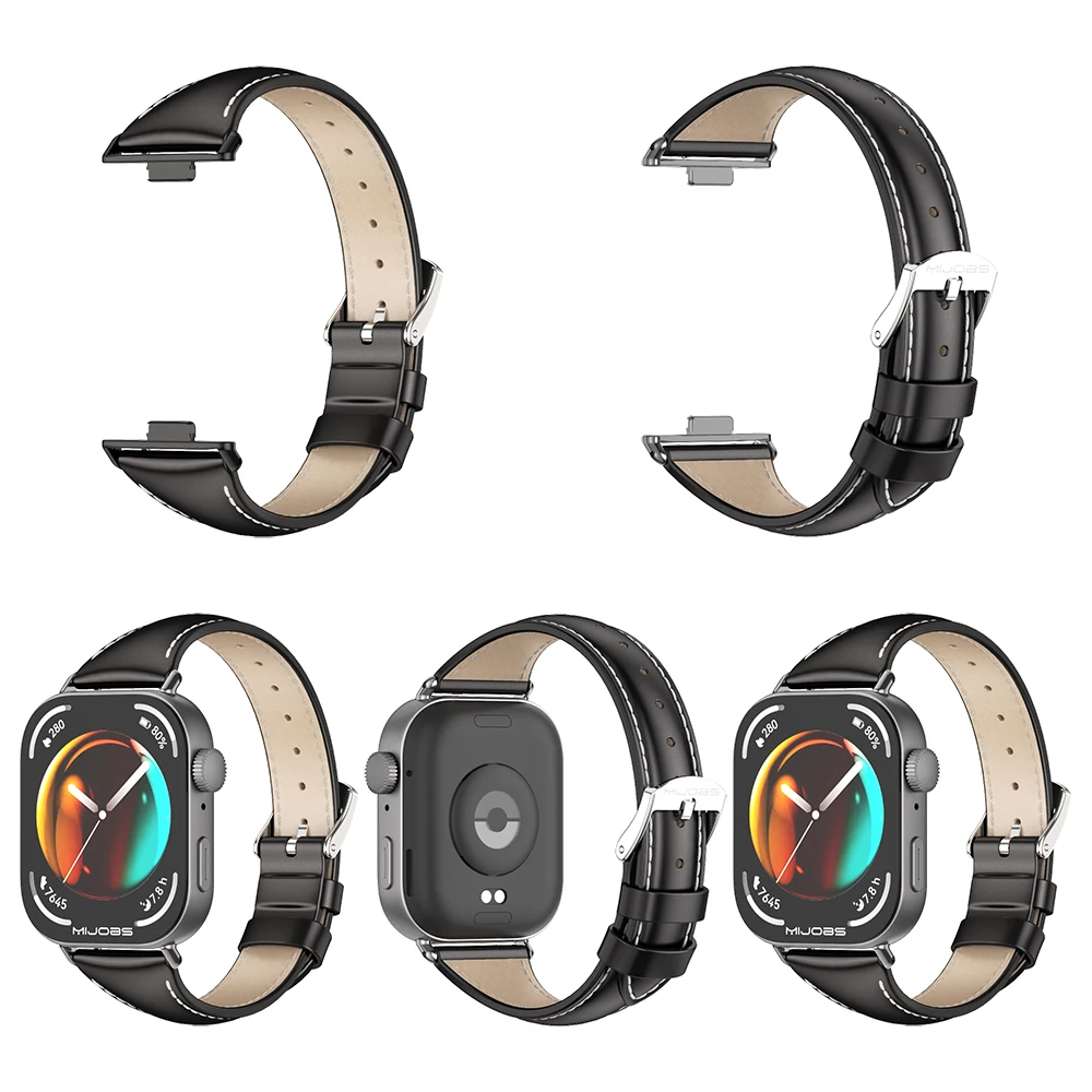 Pasek do Huawei Watch Fit 4 Pro 4 3 Opaska na nadgarstek do Huawei Fit 4 Pro Skórzany pasek do Huawei Watch Fit 4 Akcesoria do inteligentnych zegarków