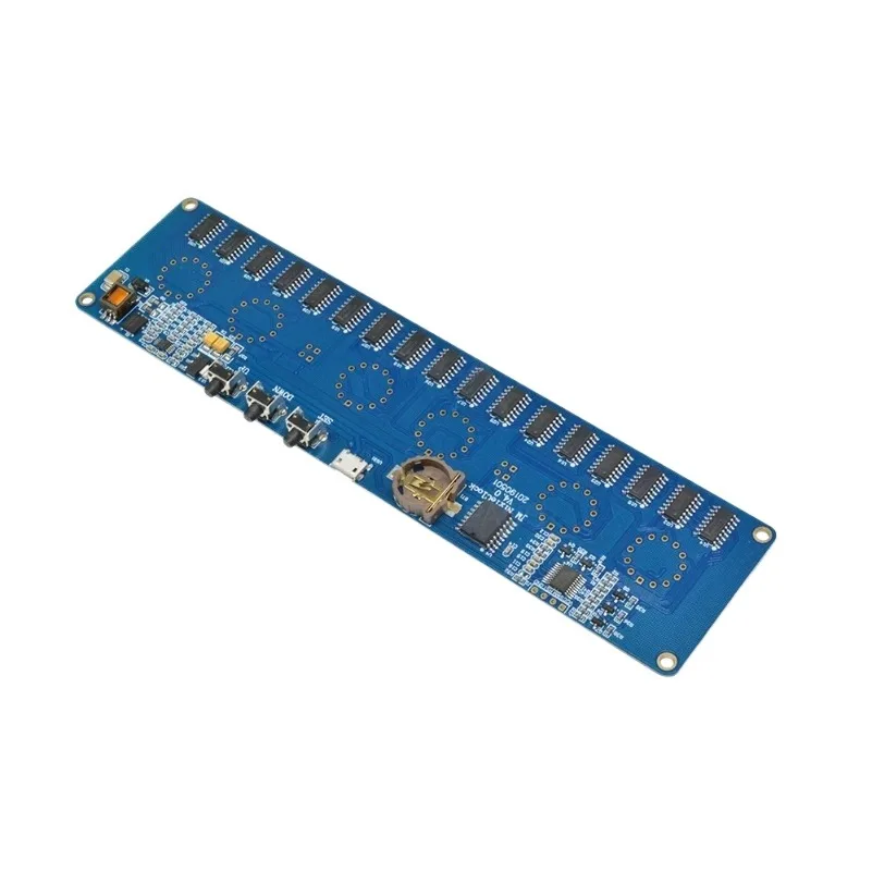 FOR Control DC 5V/12V 1A Electronic IN14 Nixie Tube digital LED Clock Circuit Board PCBA RGB Lamp Clock Chip IC Micro USB