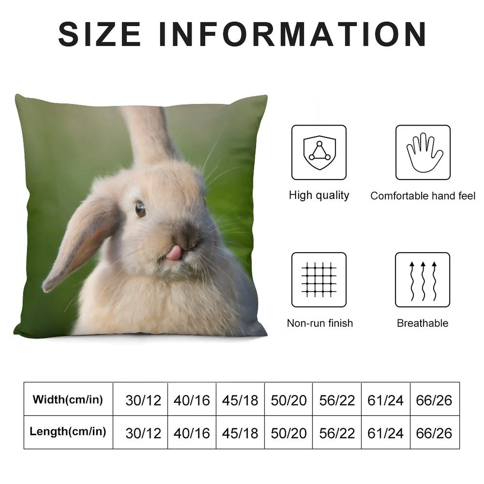 Bunny Tongue Throw Pillow Pillowcases For Pillows Luxury Cushion Cover luxury sofa pillows Decorative Sofa Cushion pillow