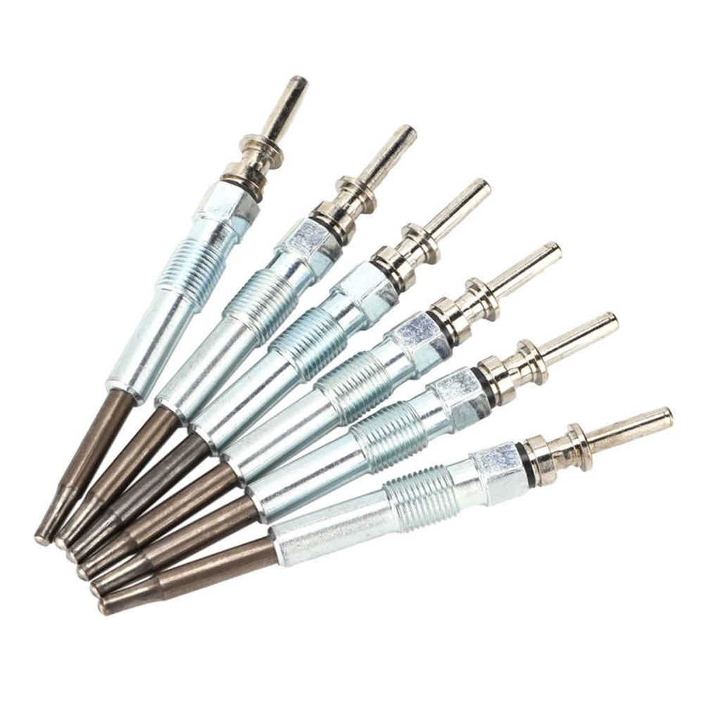 6Pcs Glow Plugs 12237786869 02504002002 For BMW E90 E91 325d 330d 335d Diesel Engine Ignition Heater Plug Auto Replacement Parts