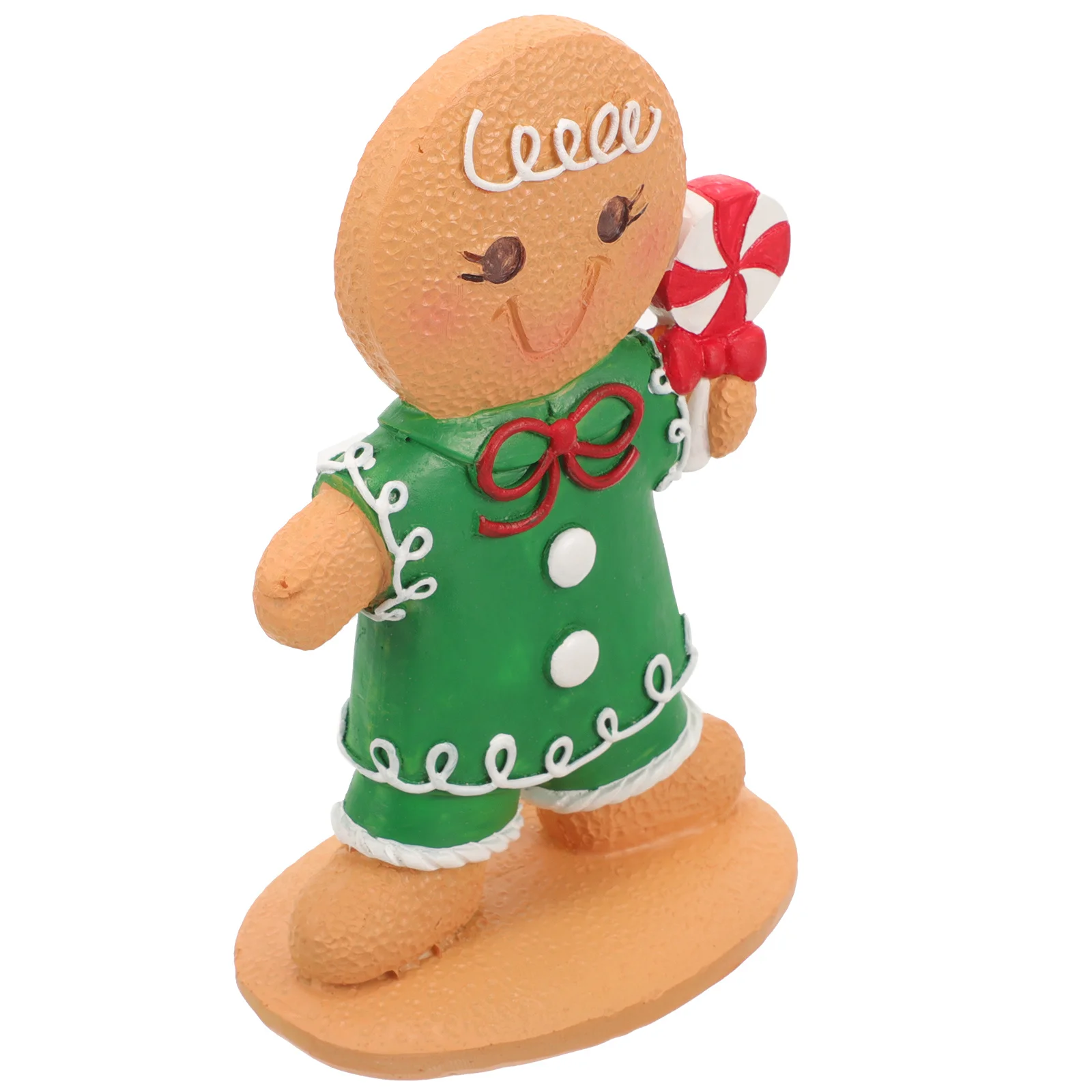 

Christmas Miniature Gingerbread Man Tabletop Decor Xmas Ornament Resin Cute Holiday Party Centerpiece Christmas Decoration