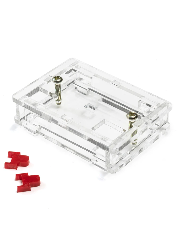 Kandang 3A DC-DC Regulator Step-Down Dapat Disesuaikan Modul Catu Daya Kandang Casing Pelindung Akrilik Transparan