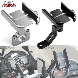 For Yamaha Tracer 9 GT Tracer9 Tracer 9gt 2021 2022 2023 Motorcycle CNC Handlebar Mirror Mobile Phone Bracket GPS Stand Holder