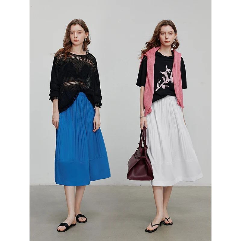 TOYOUTH Women Skirt 2025 Summer New Skirt 8520006