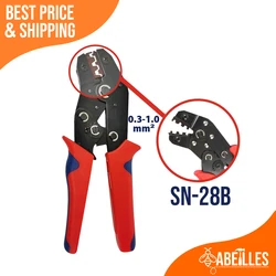 SN-28B Crimping Pliers Terminal Crimper Wire Size 0.3-1.0mm