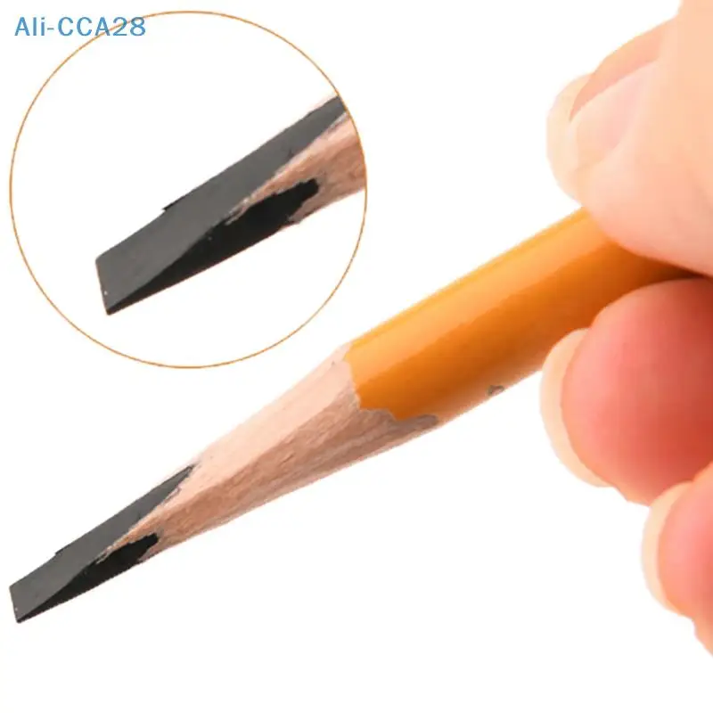 1Pc Portable Microblading Long Lasting Smooth Black Eyebrow Pencil Shadows Cosmetics Waterproof Wooden Pen Makeup Tool