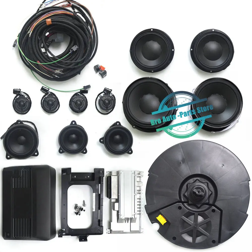 Suitable For Passat B8 B8.5 Fiber Ethernet High Profile Speaker Subwoofer Set Car Horn