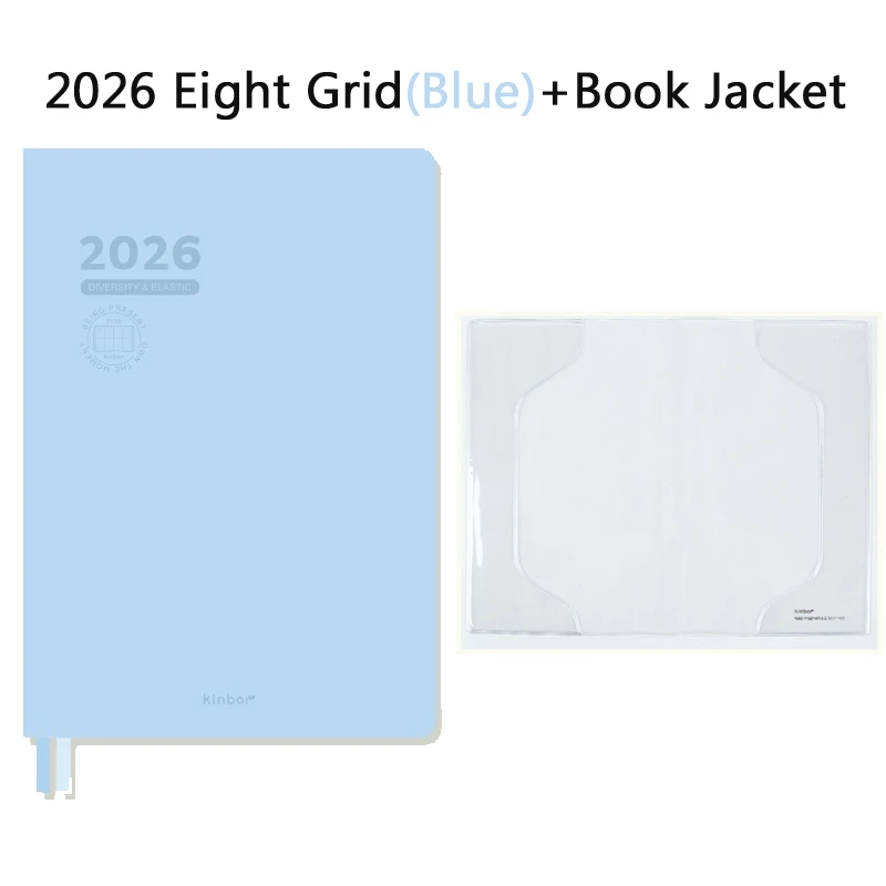 Kinbor 2026 Time Management Planner A5 Planner 52g Japan Tomoe River Papier Glad Schrijven Efficiëntie Notebook Time Management