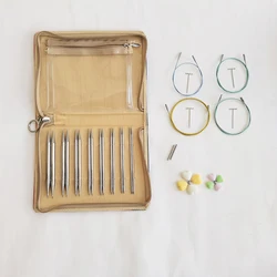 Lotus Yarns 8 paris 5inch Stainless Steel Interchangeable Circular Knitting Needles