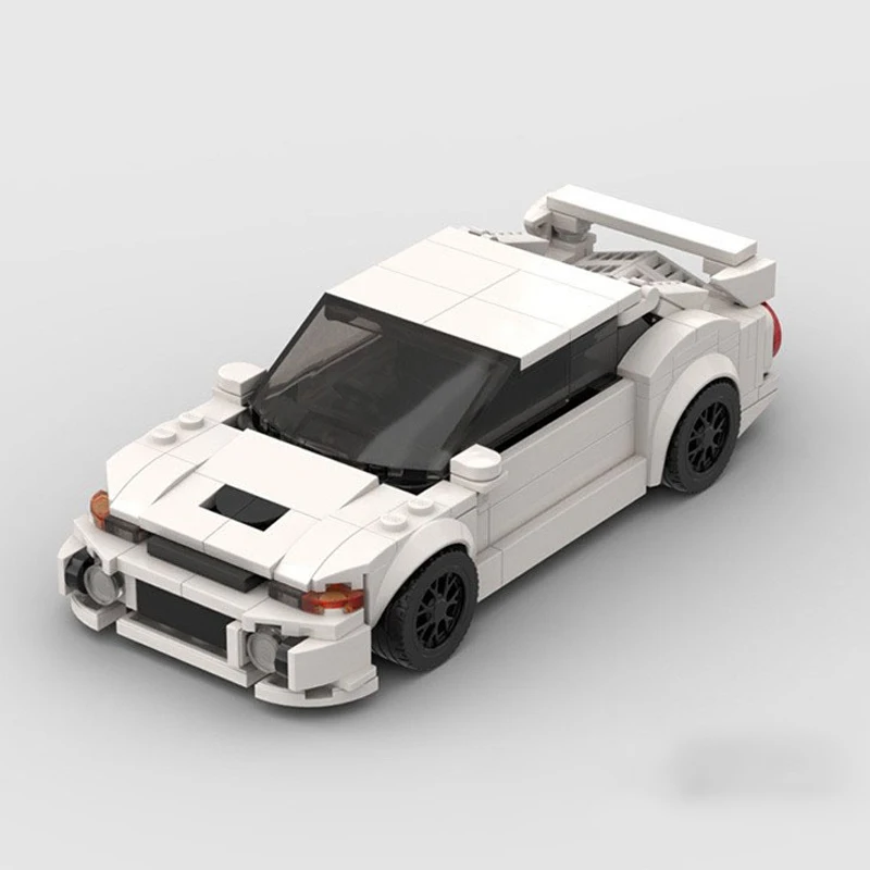 Bricklink Technical Car Mitsubishied Lancer EVO V Evolution 5 Speed Champions Vehicles Sets Building Blocks Toys Christmas Gift