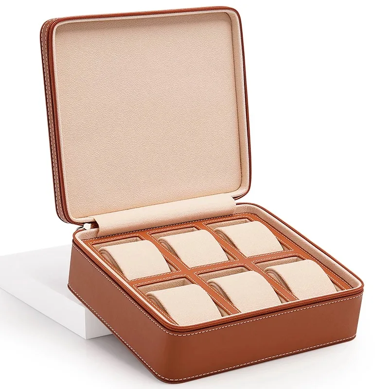 

New 2025 Leather Watch Case Watch Storage Box Watch Collection Luxury Watch Box Organizer Watch Holder For Men