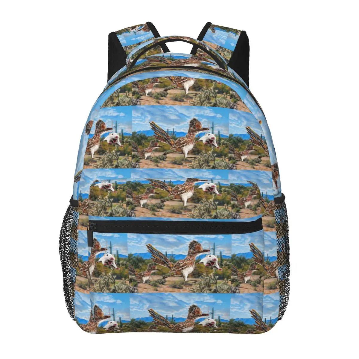 

Roadrunner Desert Raptor Cactus Road Runner Bird Art Рюкзак Лидер продаж Рюкзак BookBag Школьная сумка Сумки на плечо для мужчин и женщин