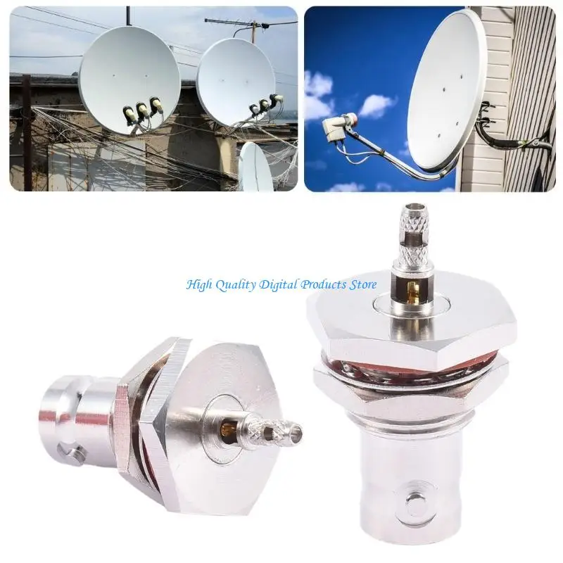 U2JE BNCジョイント75OHM BNC-C-KY-1.5女性ソケット防水アダプターコネクタ