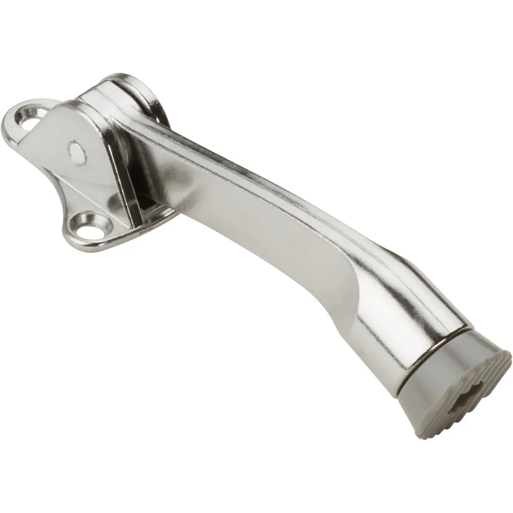 

Сатиновый хромированный дверной стопор