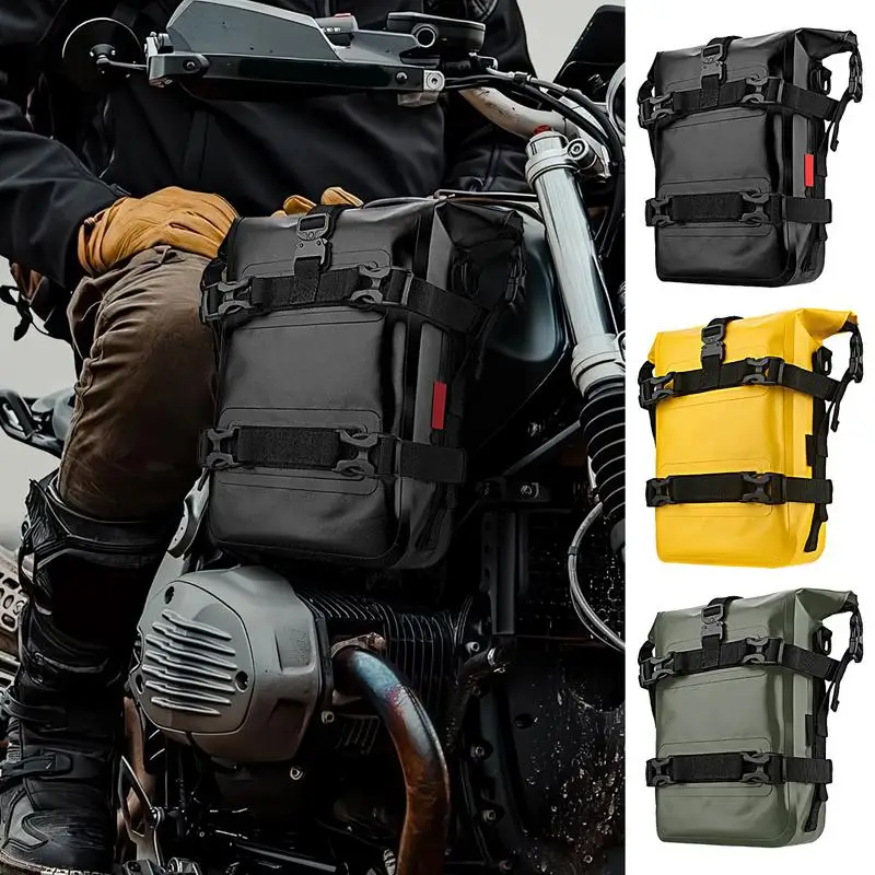 

Motorcycle Bumper Bag 8L Waterproof Crash Bars Bag Motorcycle Frame Bag Luggage Pack Repair Tool Pouch Motor Side Bags