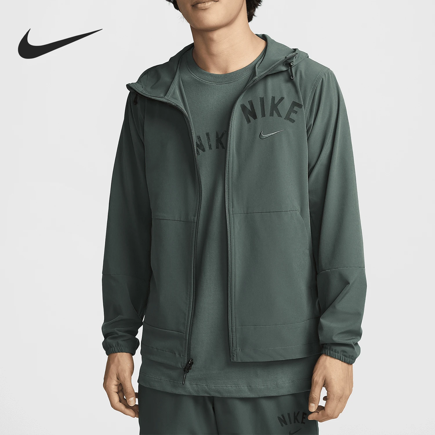 

Nike Official 2024 New Men's Training Hooded Breathable Jacket FZ1071-338