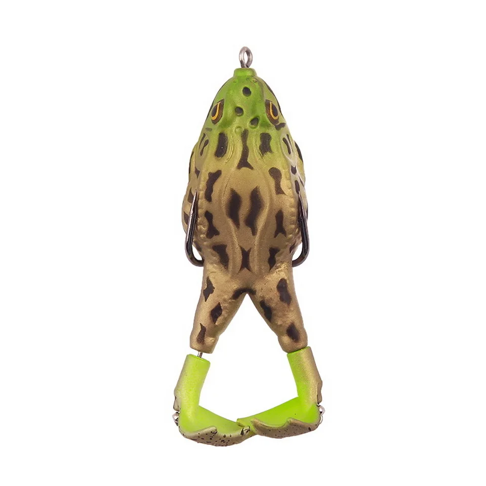 Frosch Köder Doppel Propeller Beine Silikon Weiche Köder 13,6g 16,6g Topwater Wobbler Künstliche Köder Für Bass Wels angeln Werkzeuge – Detail 12