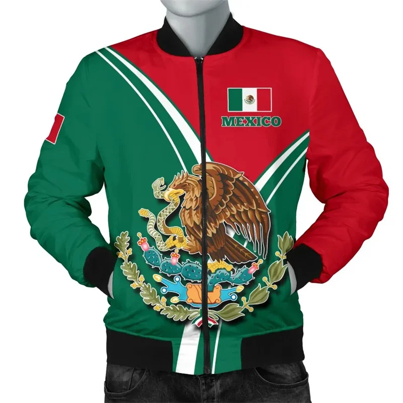 

Harajuku 3D Printing Mexico Skull Aztec Warrior Jacket Mexican Ethnic Emblem Graphic Jackets For Men Fashion Long Sleeve Clothes