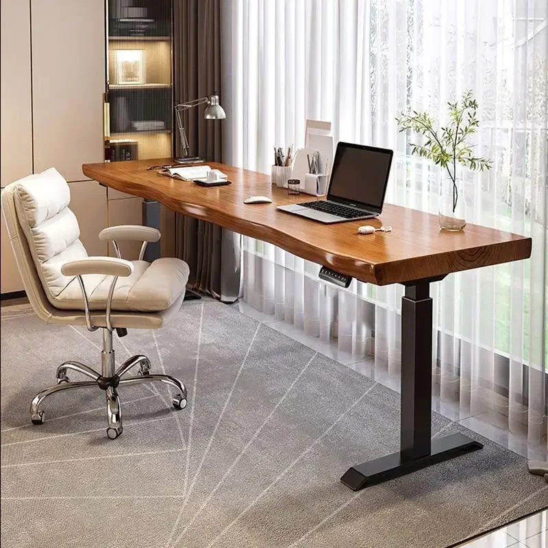 Desk Learning Computer Desk Solid Wood Standing Workbench Home Intelligent Electric Lifting Table