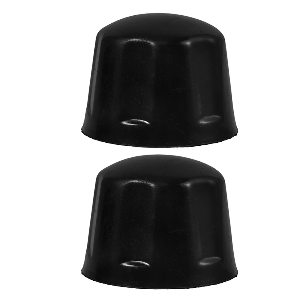 

2Pcs Atv Wheel Hub Rubber Dust Caps Sturdy Tire Rim Covers Easy Fit for Trailers Golf Carts Go-Karts Rubber Atv Accessories