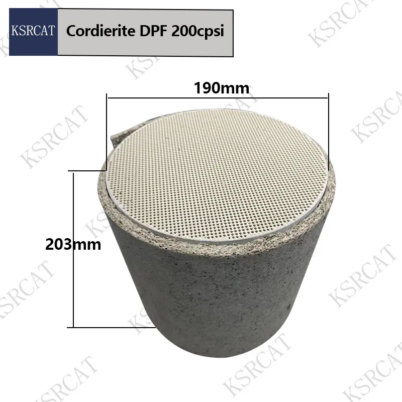 DPF Diesel Particle Trap 190*203mm Particulate Filter For Diesel vehicles Particulate Filter