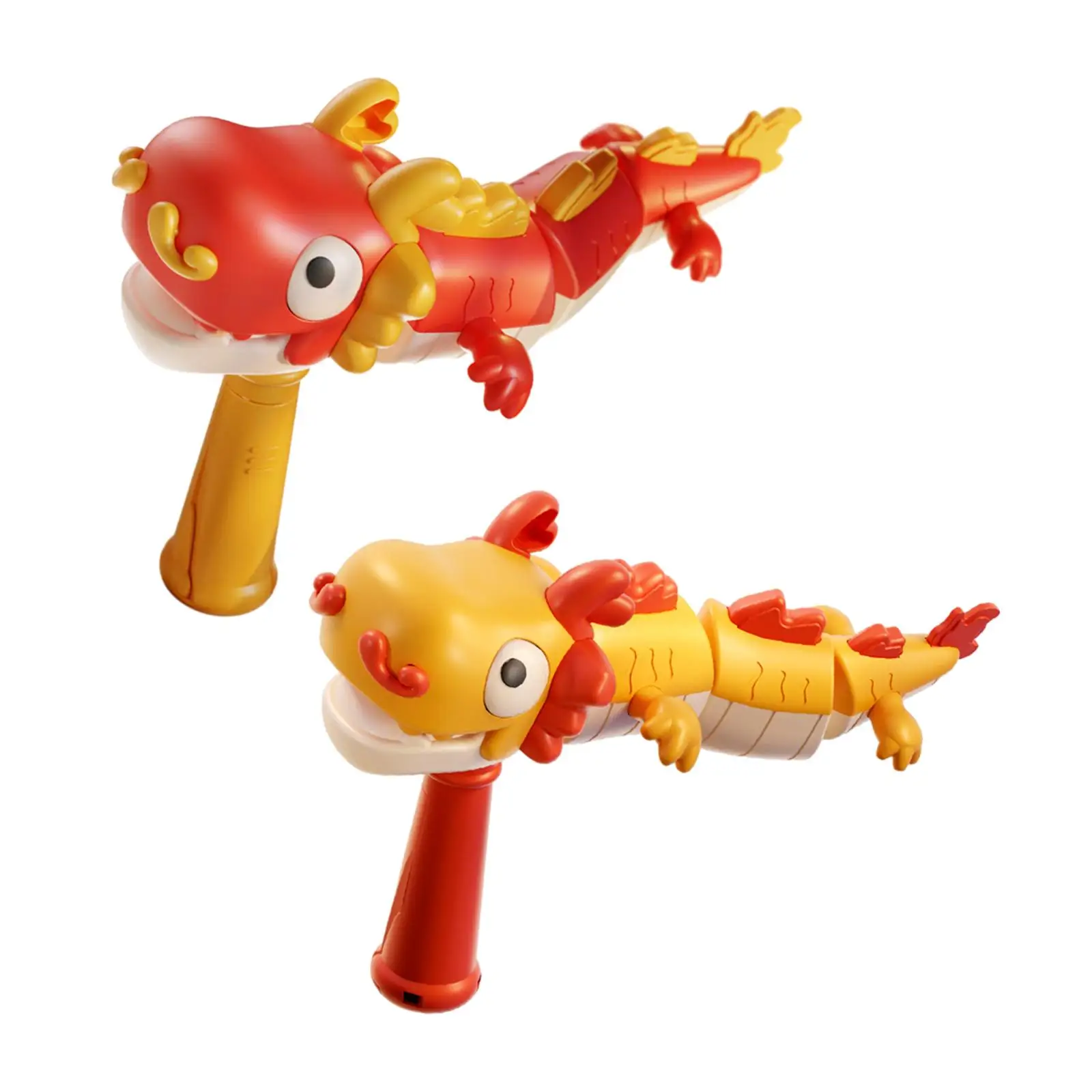 Dancing Dragon Toy, Electric Dragon with Light with Handle, Chinese Dragon Toys