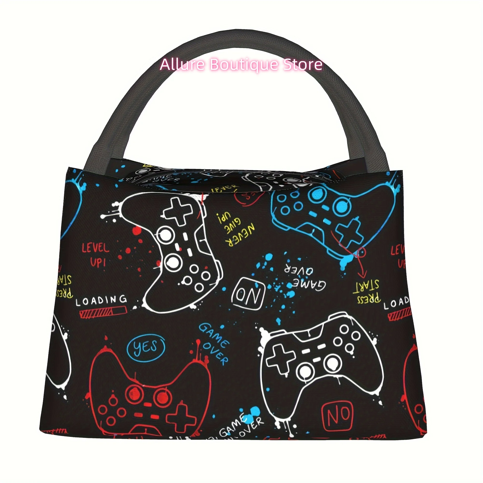 A Game Controller Design, Portable And Reusable Cooler Bag, Insulated Bag, And Lunch Bag, Essential for Camping, Picnics, And Th