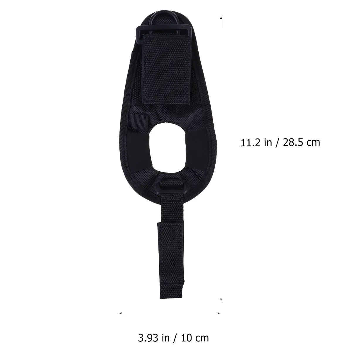 Diving Underwater Flashlight Glove Adjustable Wrist Strap Black Nylon Hand Holder Torch Holder Comfortable Sponge