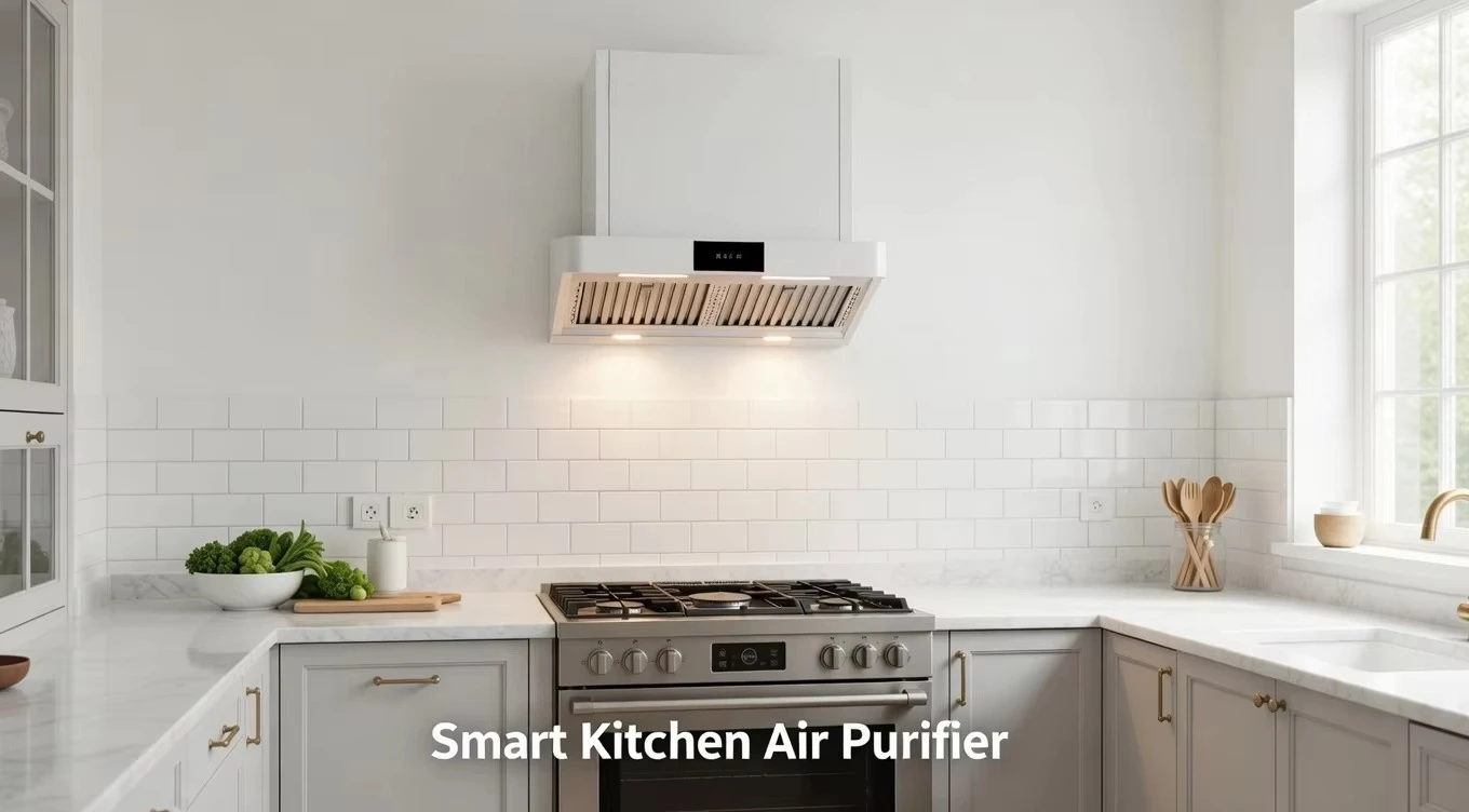 Plug and play ductless range hood Suitable for household activated carbon purifier range hood