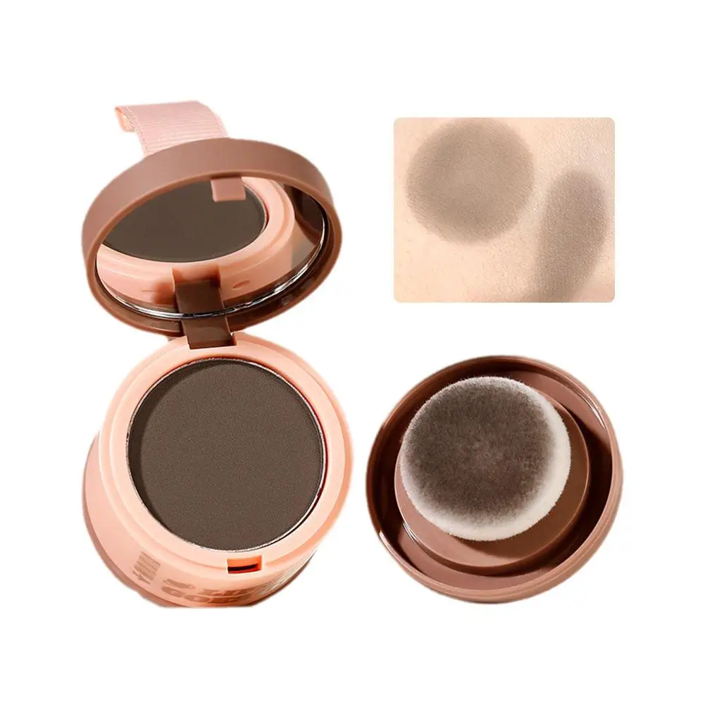 مسحوق شعر طبيعي مقاوم للعرق ، طباشير للشعر ، كونسيلر جذور منفوش ، ظل بني ، رمادي ، H0p8