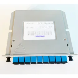 SC APC/UPC PLC fiber optical box, FTTH PLC splitter, with 1x8 splitter, 10 pcs/lot Customized