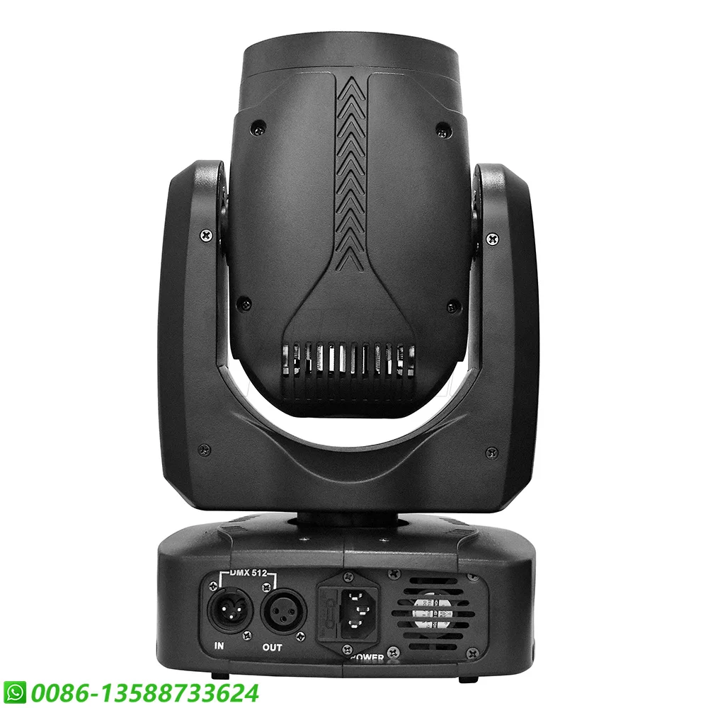 Imagem -03 - Led Beam Gobo Moving Head 18 Prism Dmx Música para Festa de Casamento dj Disco Dance Club Equipamento de Iluminação Interior 180w Pcs