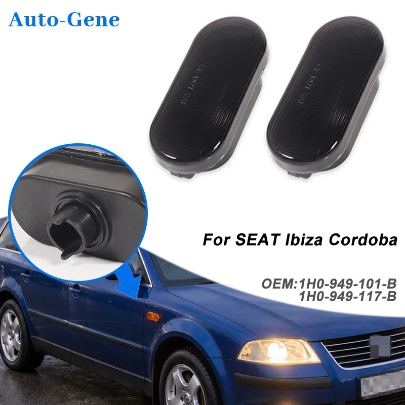 LED Side Marker Turn Signal Light Housings For SEAT Ibiza 6L Cordoba Toledo Leon MK1/2 For Octavia Ford Focus For VW Golf Passat