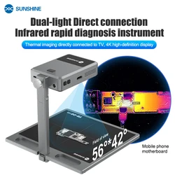 SUNSHINE TB-08 Pro Dual Light Direct Connection Rapid Diagnosis Camera Infrared PCB BGA Motherboard Maintenance Thermal Imaging