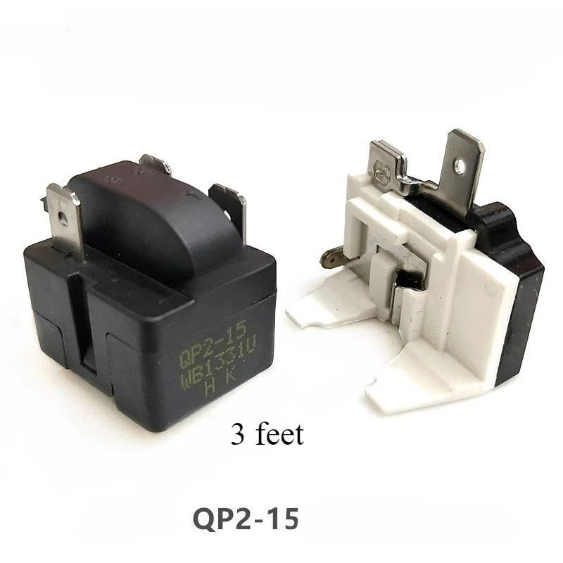 

Реле PTC QP2-15 подходит для стартера компрессора холодильника Haier Midea, 3-контактная защита