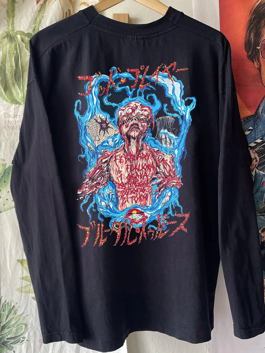 Brutal Truth American Style Metal Dark Long Sleeve T-Shirt Unisex Retro Print Cotton Top for Men And Women