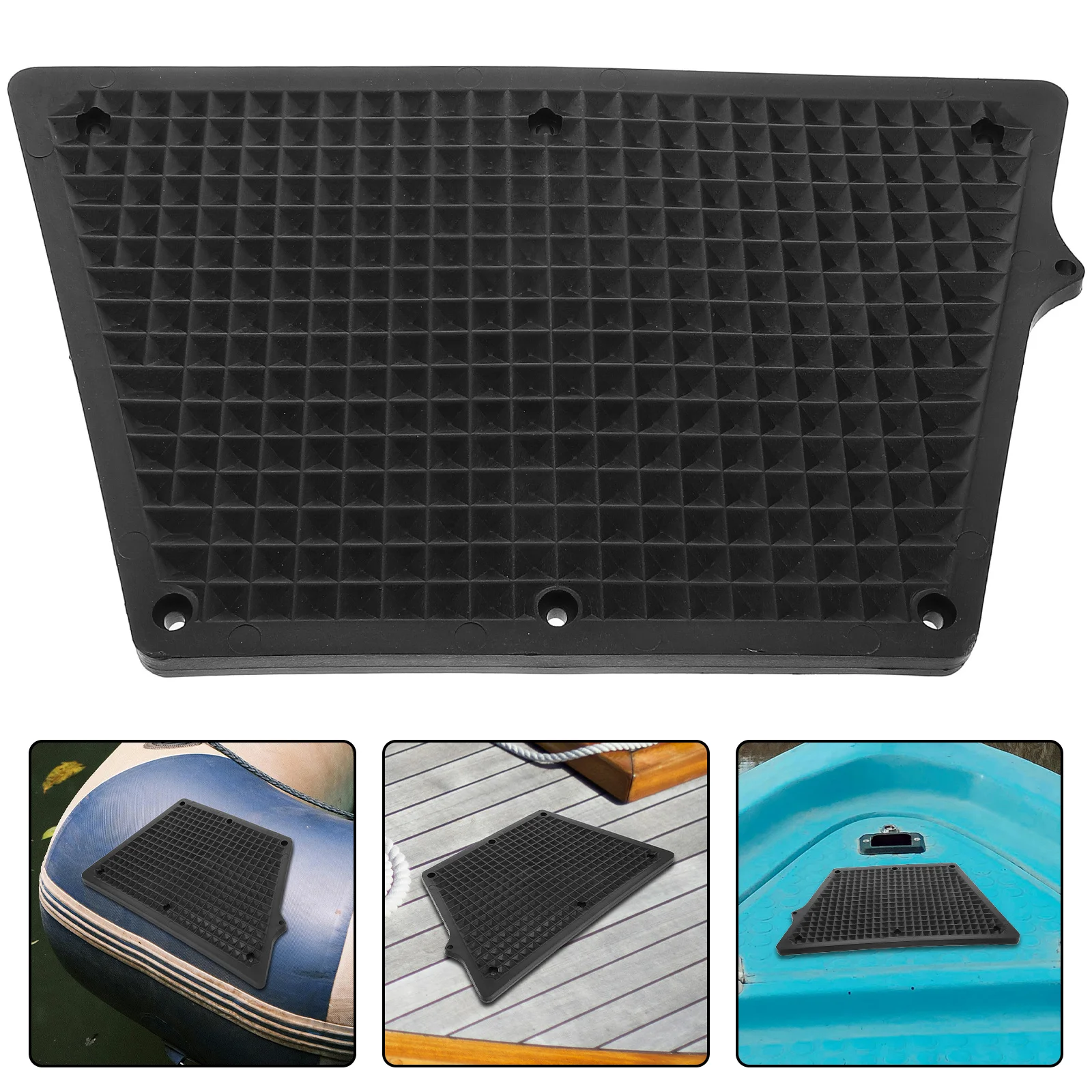 

Trapezoidal Transom Plate Outboard Mounting Bracket Pad Durable Plastic for Inflatable Boat Kayak Canoe Fishing Accessories