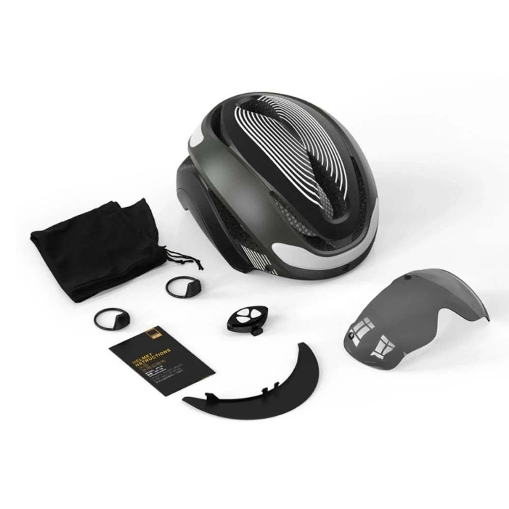 Eastinear Fahrradhelm Ride LED-Leuchten vorne und hinten, urbaner Rennradhelm, wiederaufladbares Blinker-Fahrradzubehör – Detail 9