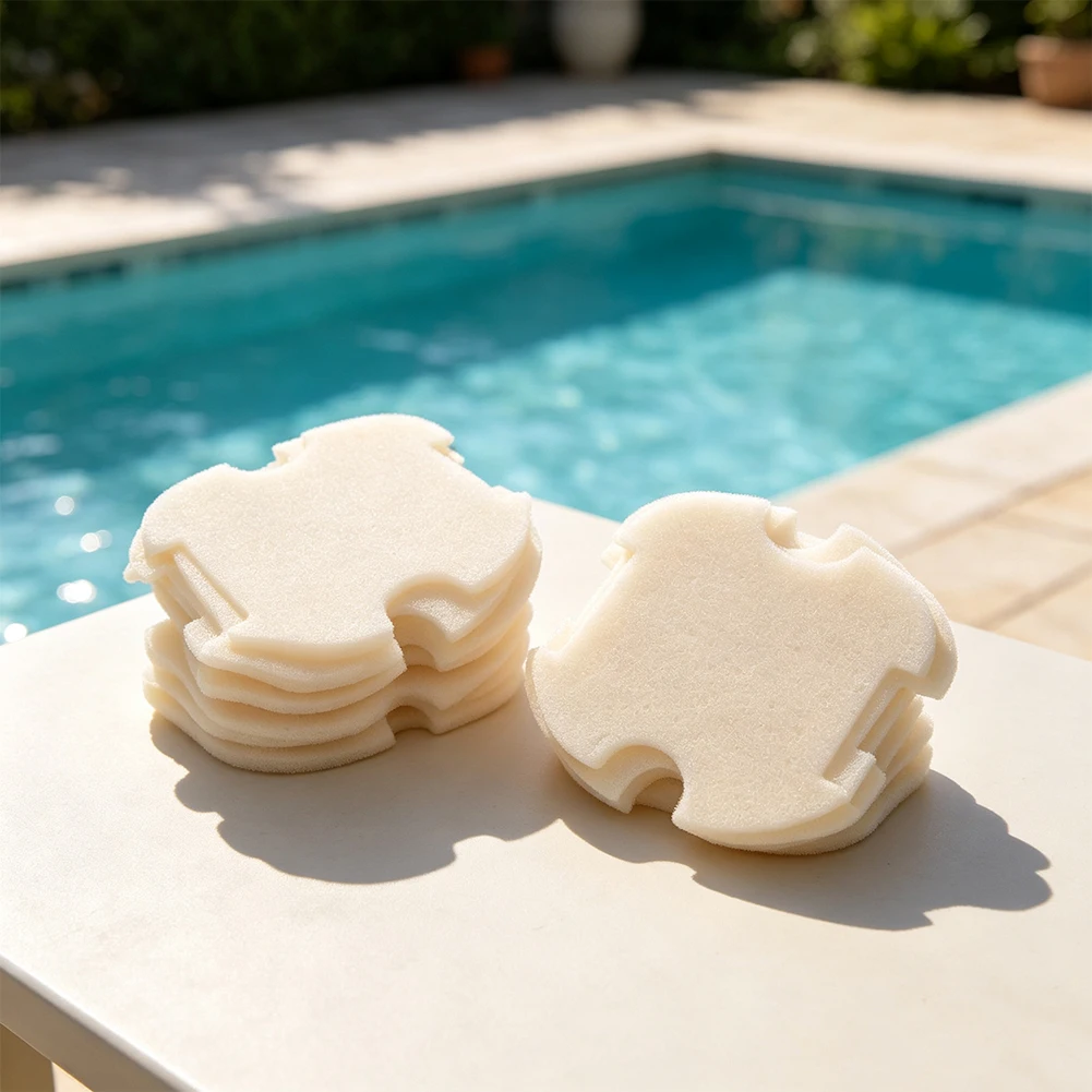 6/8/12/18/30Pcs Pool Cleaning Filter Sponge Set Cotton Foam Filters Filtration Replacement Pool Cleaner Cleaning Tools