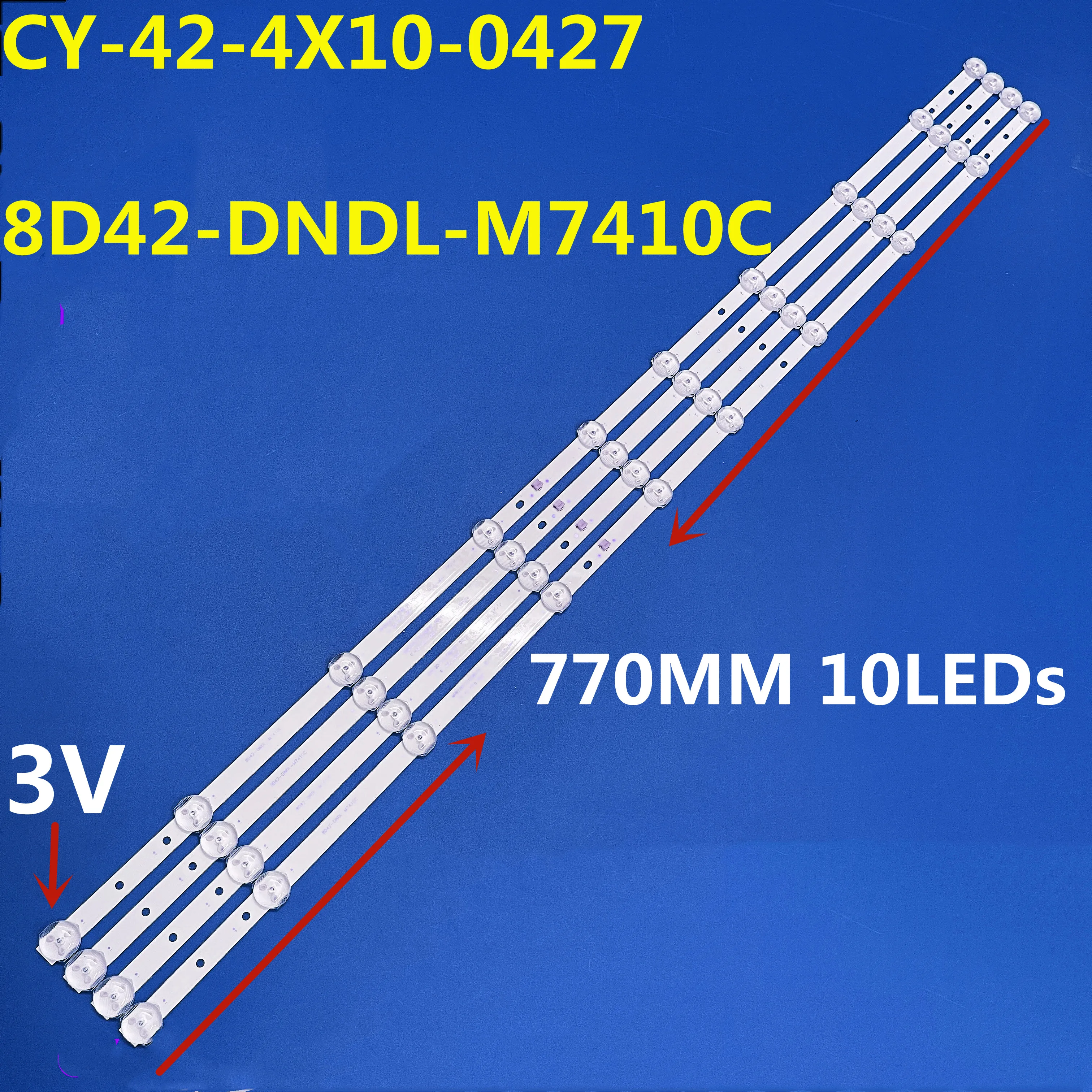 20PCS  LED LB1010 NPB12D770103BL041-001H CY-42-4X10-0427 8D42-DNDL-M7410C 08-42C4X10-770-M15 BD42-DNYF-MN410C YF-A12N003KEUD-001