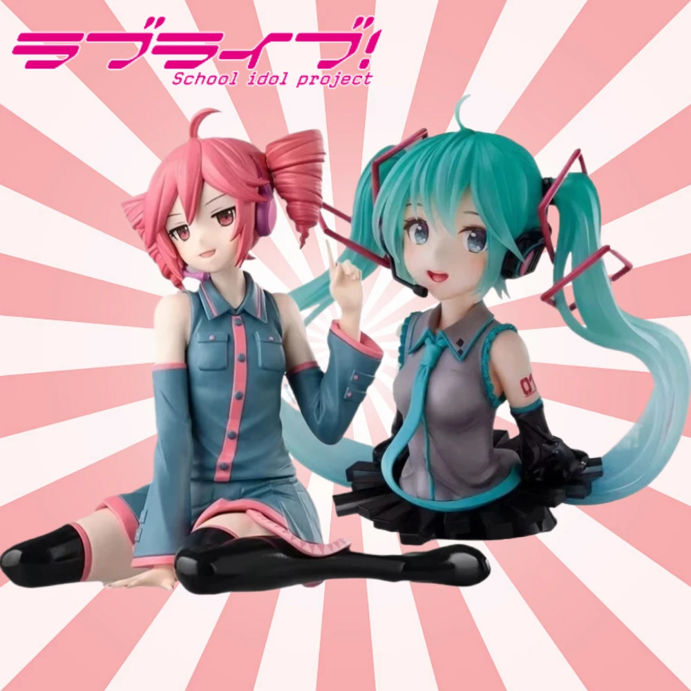 16cm Anime Hatsune Miku Figur - Drei Farben Büste Sammlerstück Kawaii PVC Actionfigur Modell Puppe Spielzeug für Weihnachtsgeschenke
